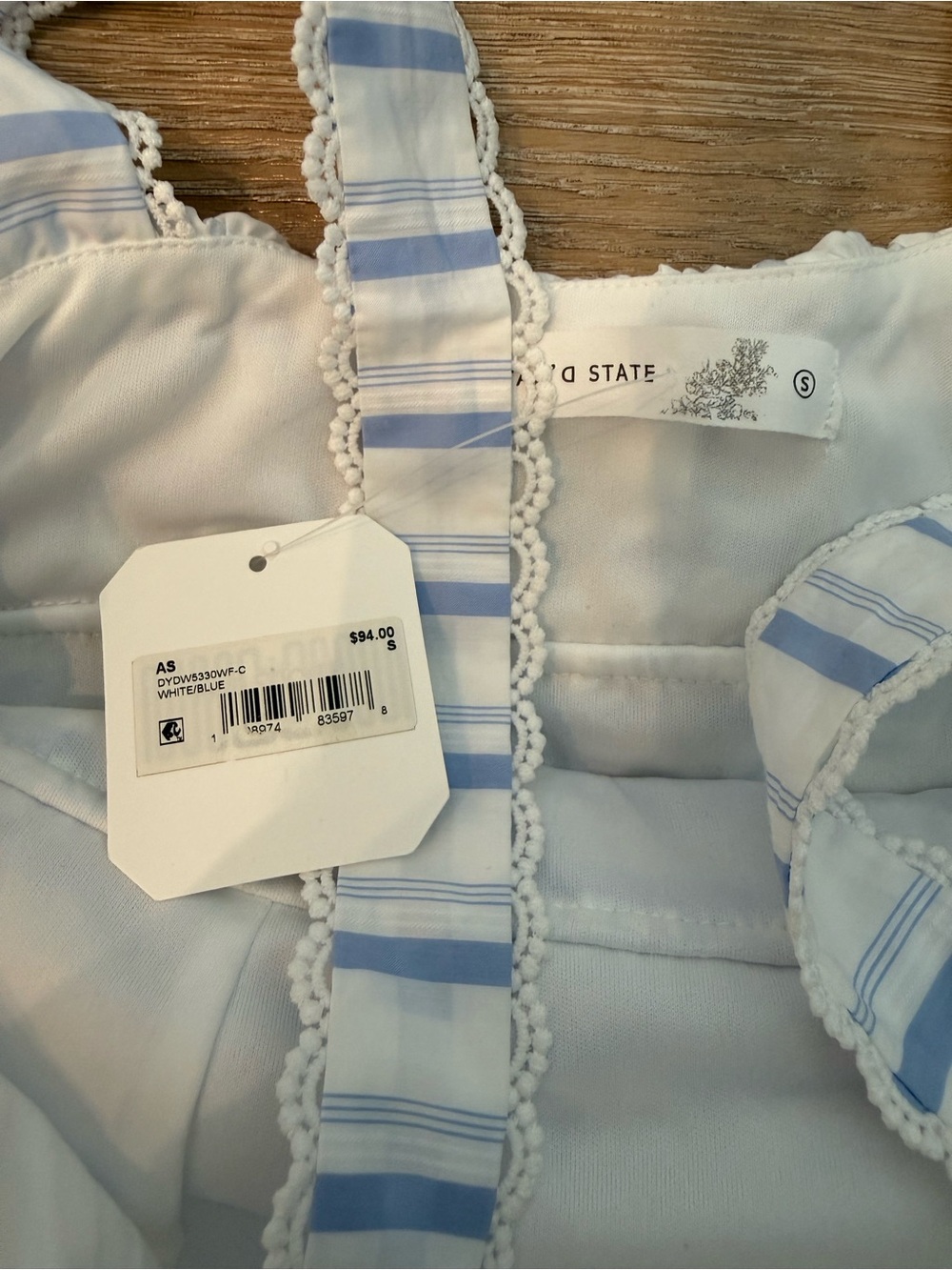 NWT Altar’d State Blue and White Striped Sundress Size Small - Picture 4 of 5